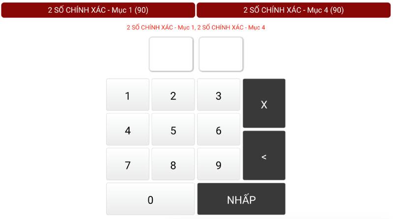 2 số chính xác mục 1