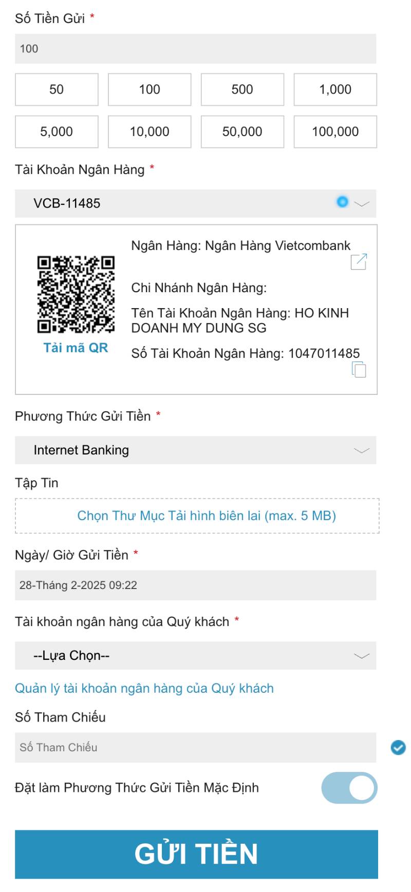 Buoc 3 Dien thong tin lien quan
