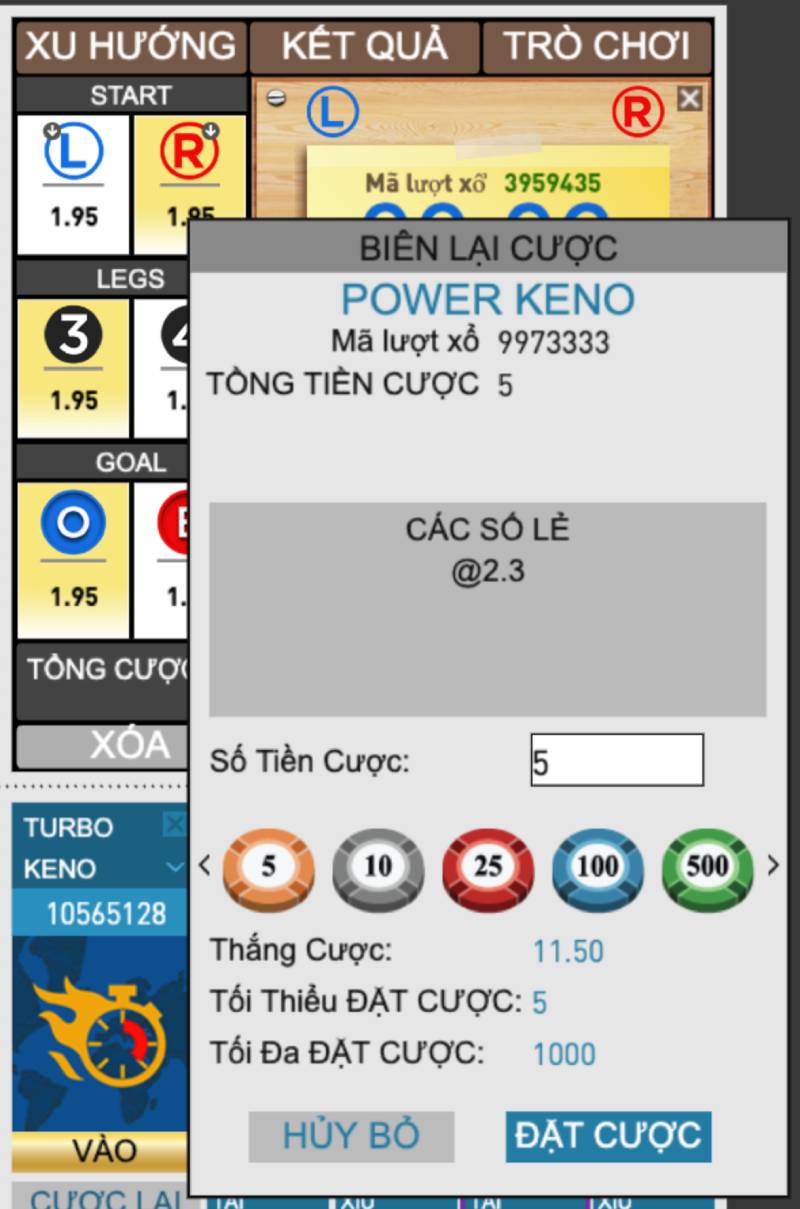 Cách chơi keno W88