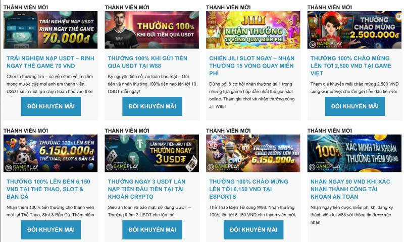 Khuyến Mãi Dành Cho Thành Viên Mới