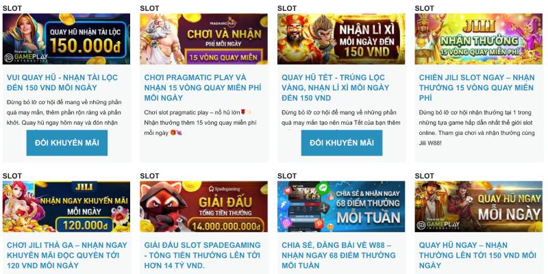 Khuyến Mãi Slot