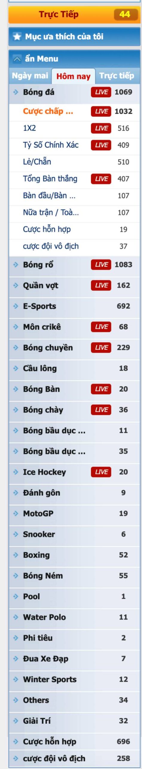 Danh mục sản phẩm nổi bật tại CMD Sports